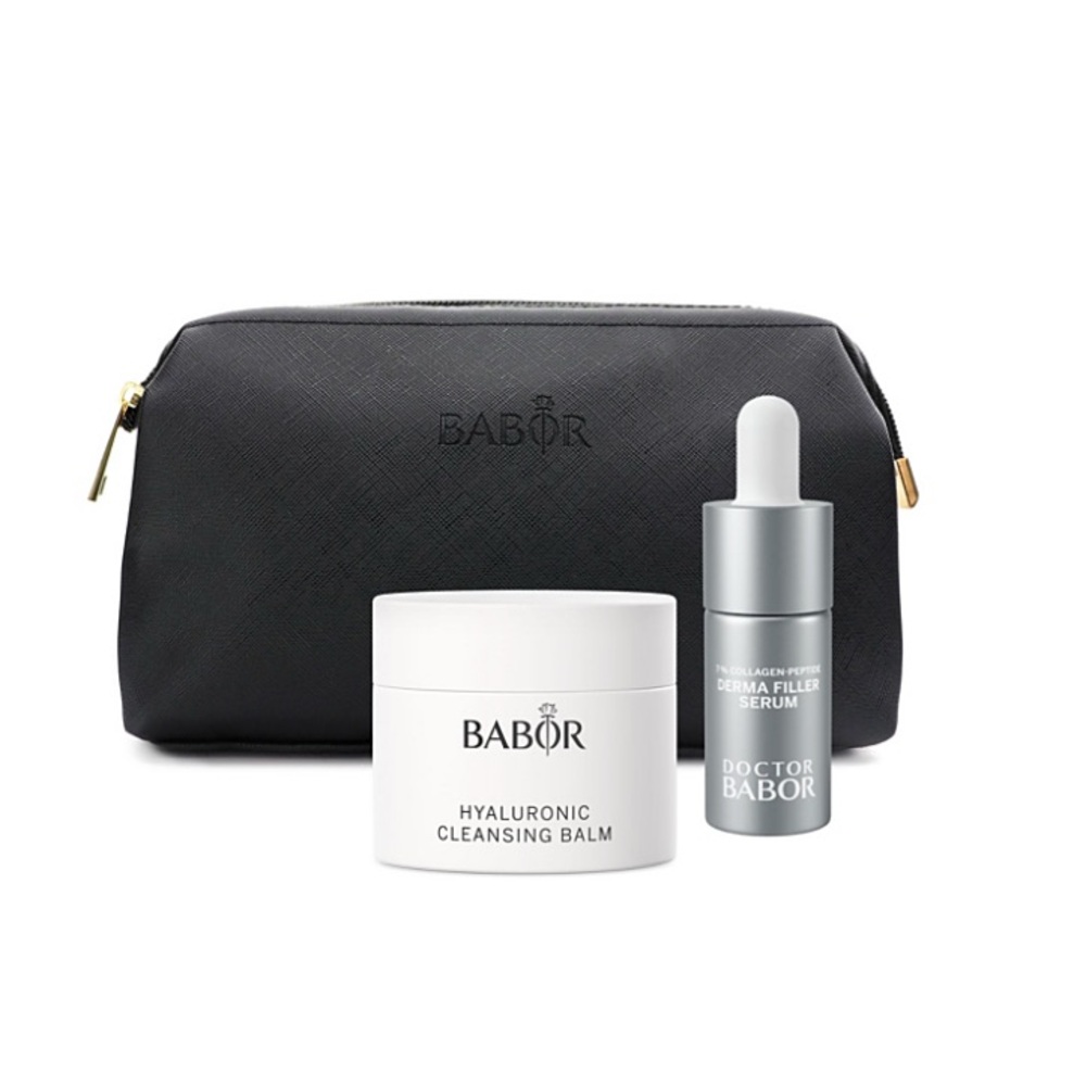 Babor Cosmetic Bag w 2 pcs Skincare Products Brand new Free gifts GWP Serum balm